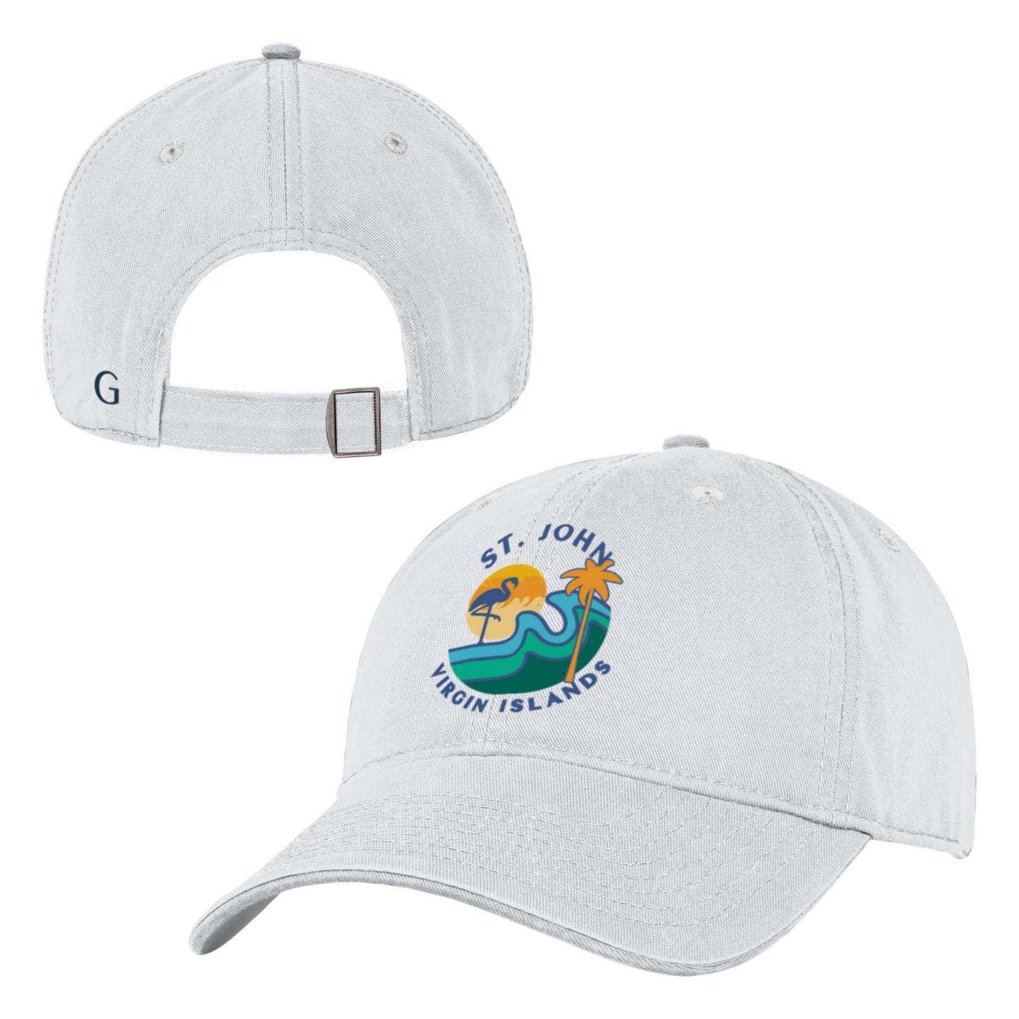 St. John Flamingo Cap