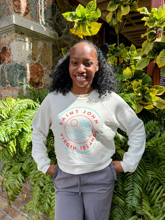 Ladies Bella Crop Sweatshirt