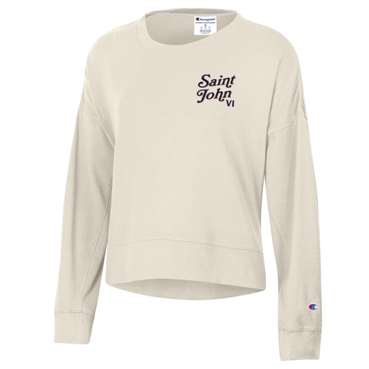 Champion Sueded Long Sleeve Crop