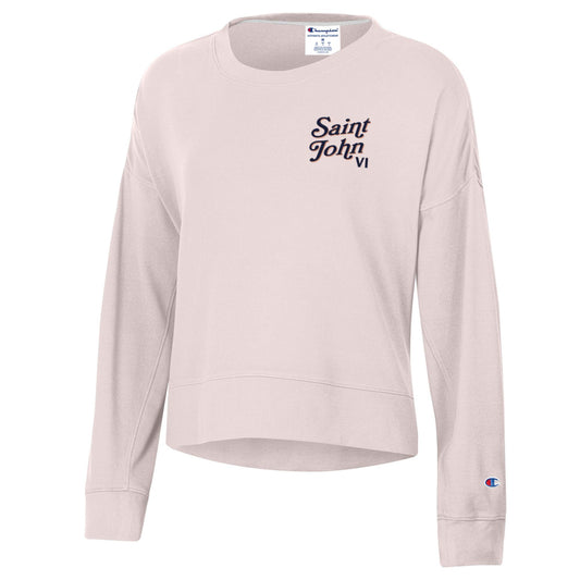 Champion Sueded Long Sleeve Crop